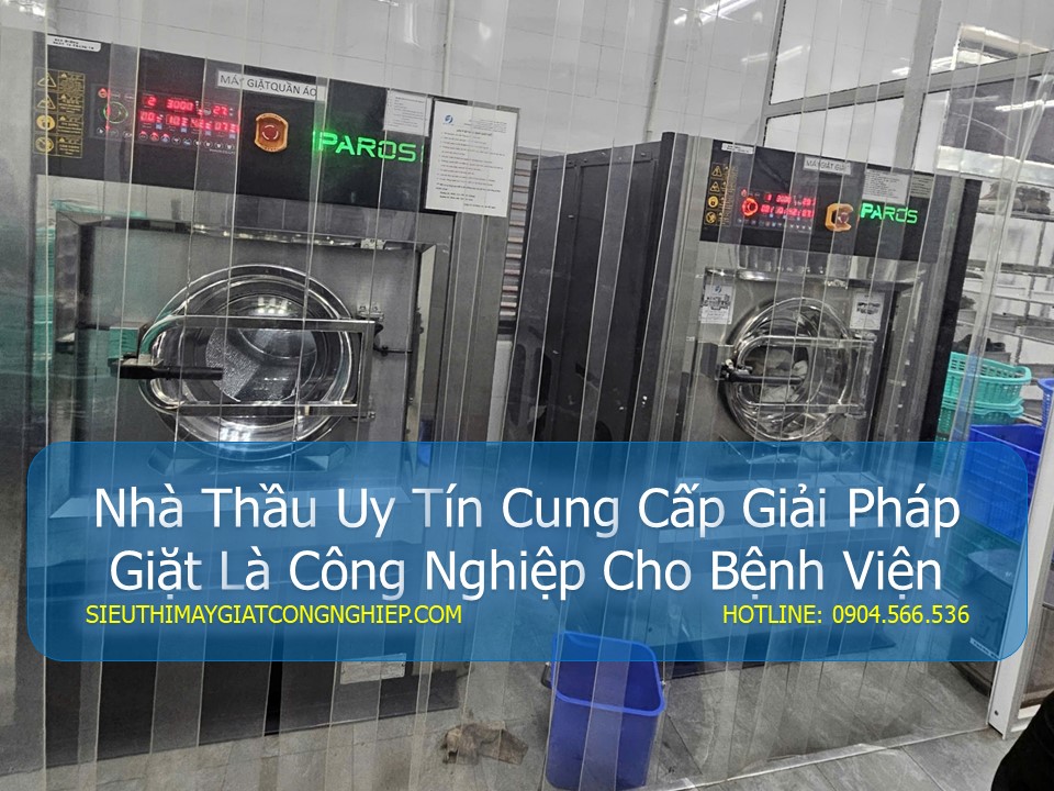 Máy giặt công nghiệp cho bệnh viện