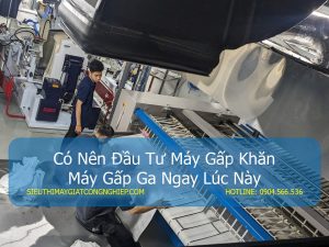 Đầu tư máy gấp khăn gấp ga