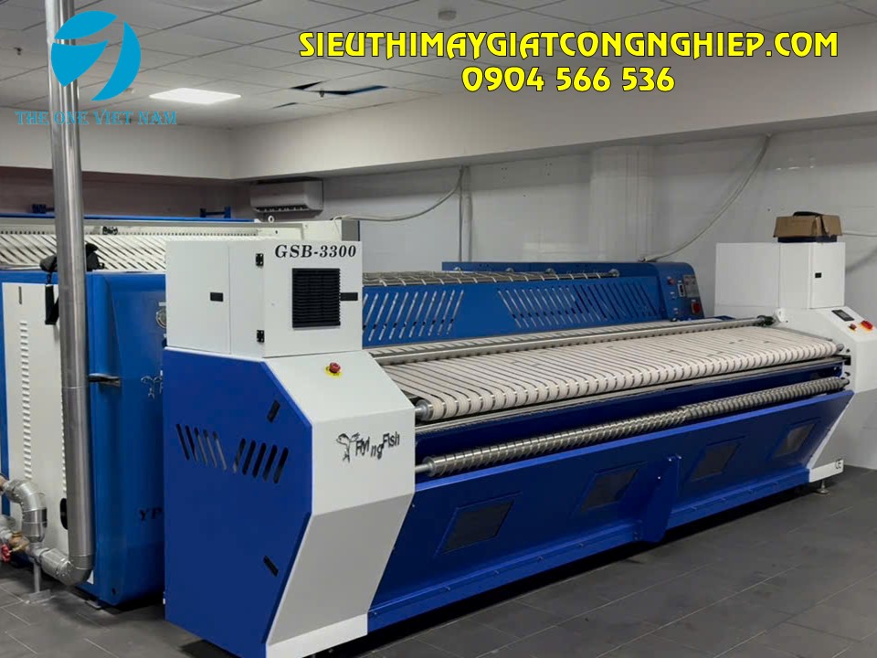 Máy gấp ga tự động cho xưởng giặt khách sạn tại Hồ Chí Minh