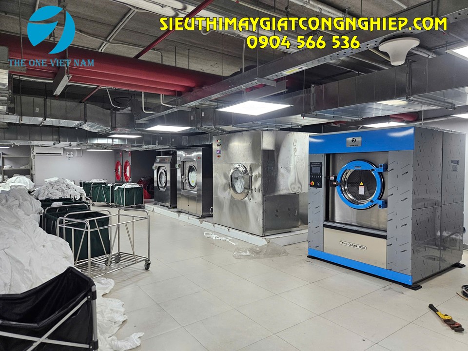 Cung cấp máy giặt công nghiệp cho khách sạn tại Vĩnh Phúc