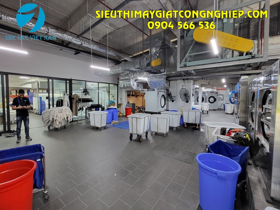 Cung cấp hệ thống thiết bị nhà giặt cho resort tại Nha Trang