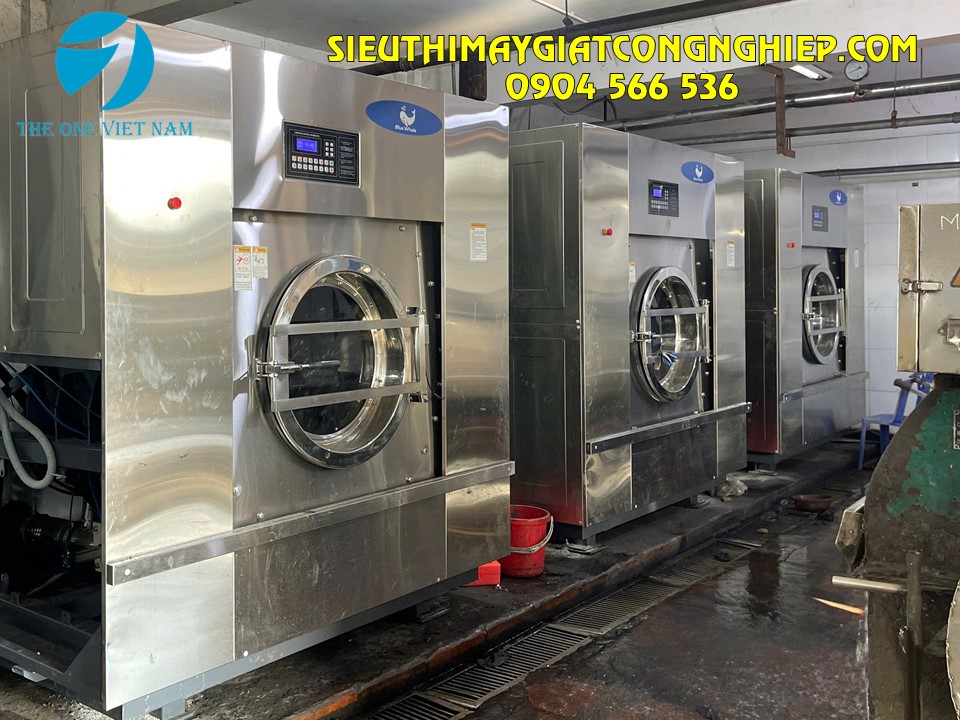 Máy giặt công nghiệp công suất 100Kg cho nhà máy
