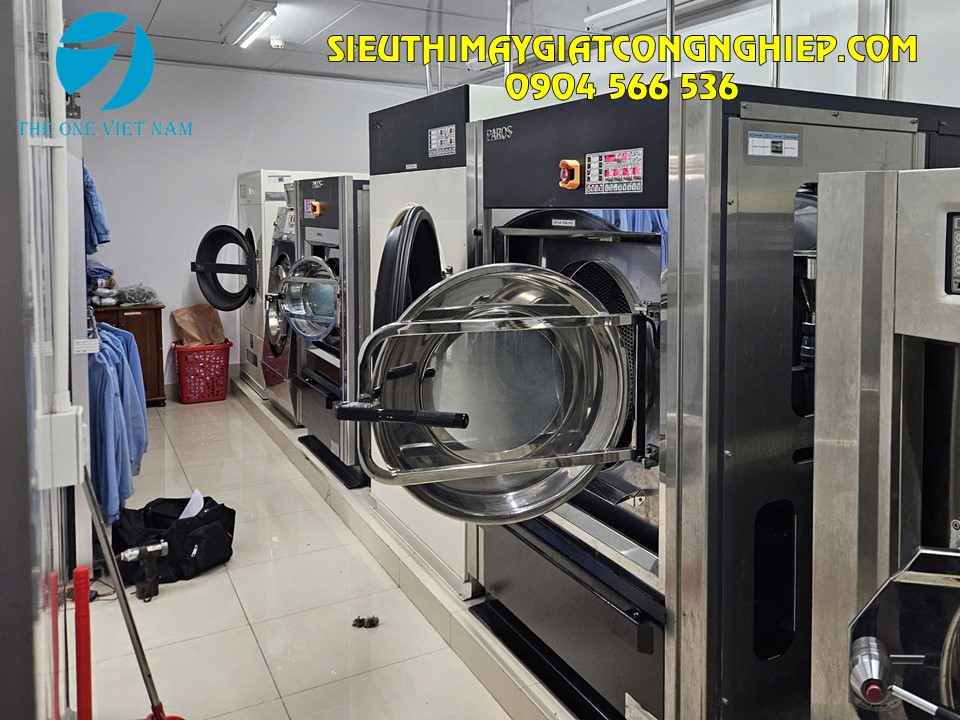 Máy giặt công nghiệp Paros - Nhập khẩu nguyên chiếc từ Hàn Quốc