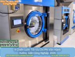 Tiết kiệm năng lượng vận hành của thiết bị trong xưởng giặt