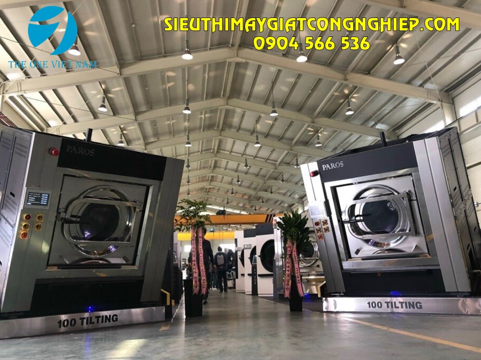 Máy giặt công nghiệp Paros - Nhập khẩu nguyên chiếc từ Hàn Quốc