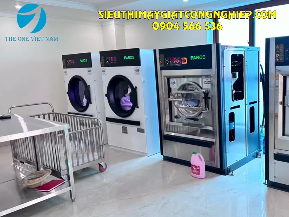 Máy sấy công nghiệp Hàn Quốc lắp đặt cho khách sạn 5 sao