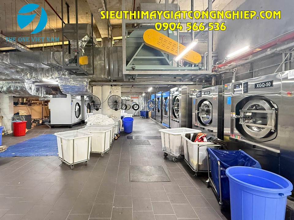 Hệ thống thiết bị phòng giặt cho Resort & Khách sạn