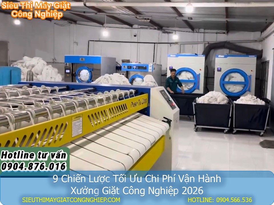 Quản lý thông minh bằng KPI trong xưởng giặt công nghiệp