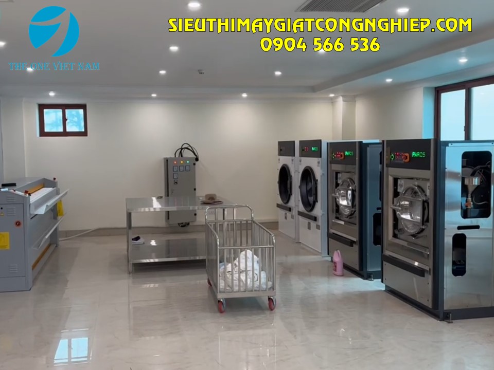 Thiết bị cho phòng giặt khách sạn 100-200 phòng
