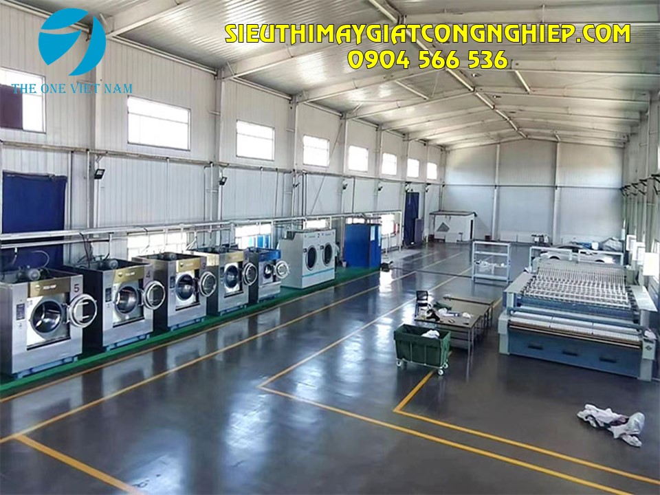 Máy giặt công nghiệp 100kg cho xưởng giặt công nghiệp