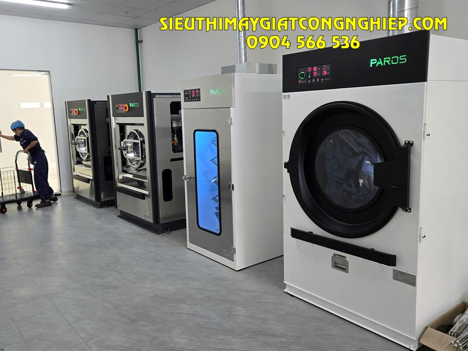 Máy giặt, máy sấy đồ vải nhập khẩu chuyên dụng cho bệnh viện