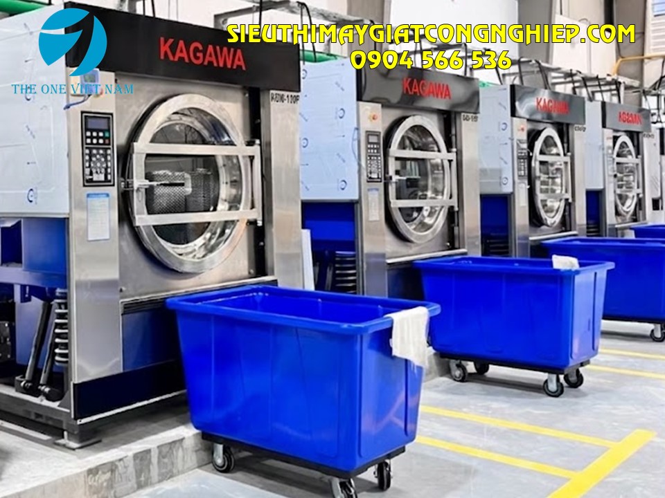 Lắp đặt hệ thống máy giặt công nghiệp công suất lớn tại Hà Nội