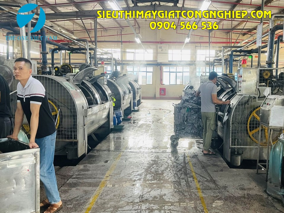 Thiết kế khu giặt wash riêng cho xưởng giặt tại Thái Nguyên