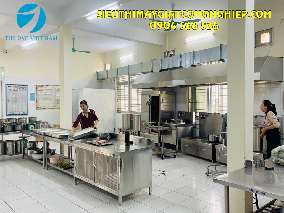 Cung cấp, lắp đặt thiết bị bếp cho trường mầm non đạt chuẩn Quốc Gia