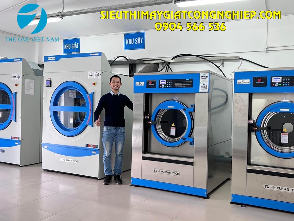 Hệ thống thiết bị giặt công nghiêp cho nhà máy