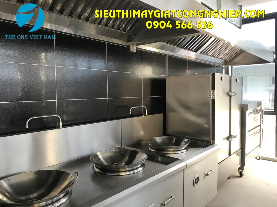 Khu bếp nấu chính trong hệ thống bếp công nghiệp