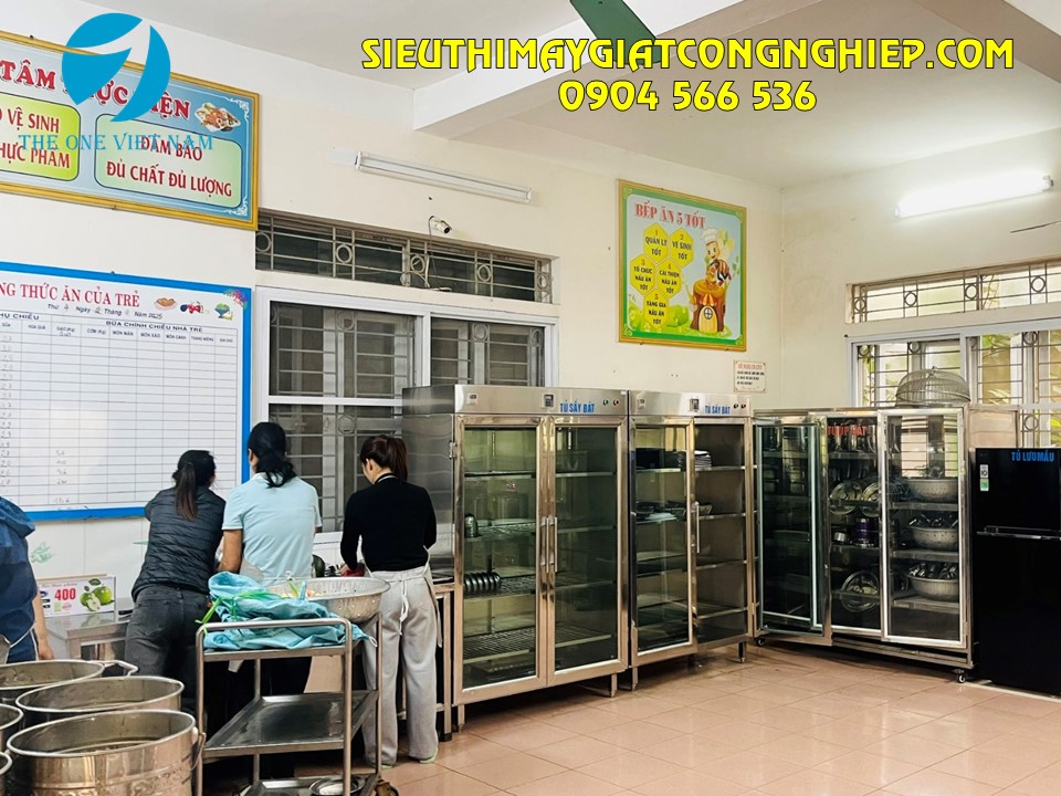 Khu thu gom, Rửa & Khử trùng