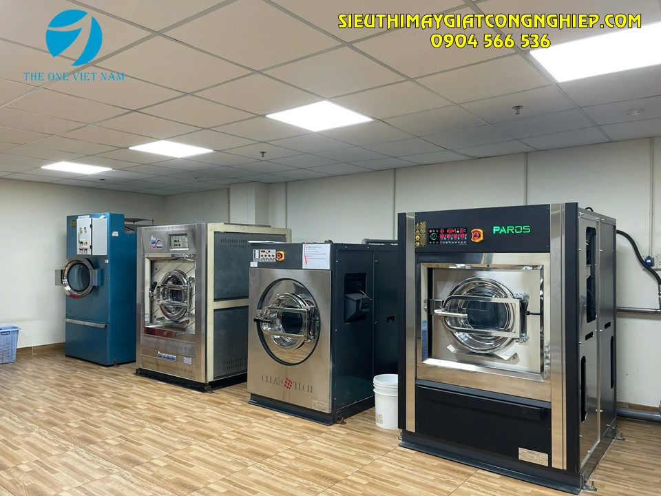 Hệ thống giặt sấy quần áo, giày bảo hộ lao động cho nhà máy tại Long An