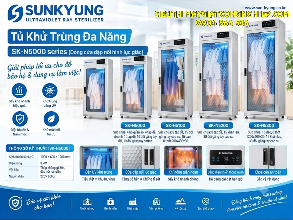 Dòng Tủ Khử Trùng Đa Năng SK-N5000 series