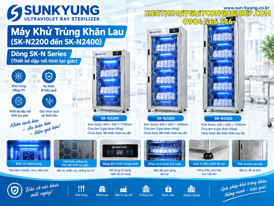Tủ khử trùng khăn Sunkyung