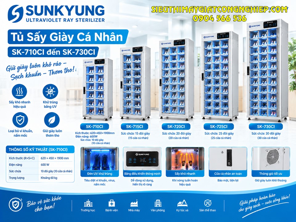Tủ sấy giày cá nhân Sunkyung